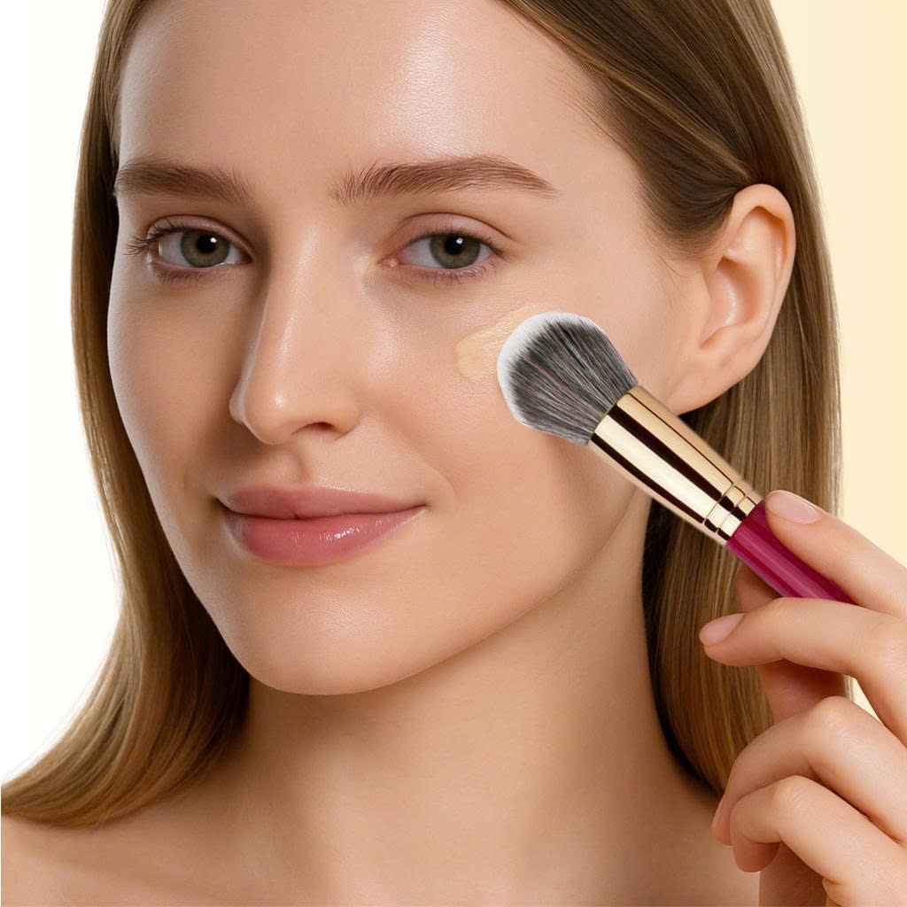 Cọ Đánh Nền, Má Hồng CHICHODO Angled Foundation/Powder C122 Cọ Vát cao cấp